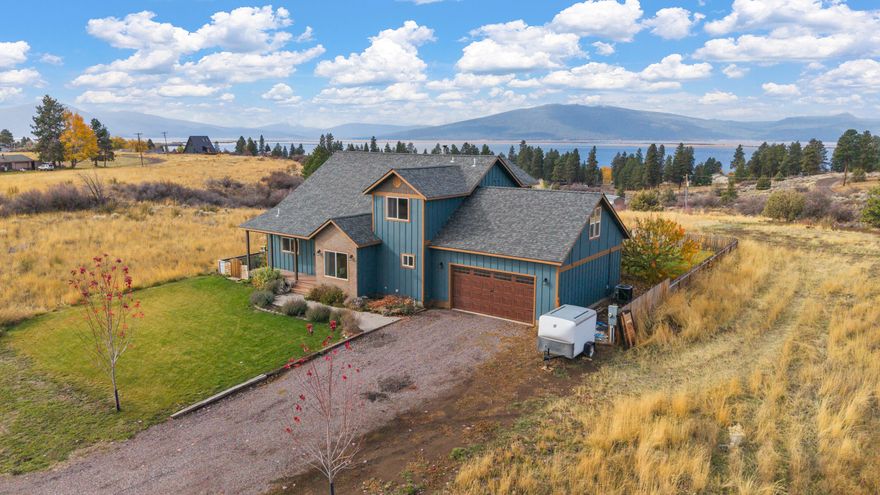 A remarkable opportunity in Southern Oregon! This beautiful custom home overlooks Agency Lake and the Cascade mountains with its' breathtaking sunset views & abundant wildlife, an idyllic retreat for the remote worker or anyone looking to escape the noise of city life. This home earned nearly $40k in short term rental income from April-September! The home features an expansive great room w/ 18 foot ceilings, a gourmet kitchen, & highly efficient wood stove. Enjoy custom cabinets, a 36'' gas cooktop, dual ovens & granite countertops, plus heated tile floors in the primary bath! 3 bedrooms, a large bonus room, & an office nook means all of the space you need & then some. The highlights of the exterior include a fenced yard w/ raised garden beds, irrigation, & both covered & uncovered decks. The minimal HOA fees cover unlimited water, road maintenance, & lake access! All this & more just 35 minutes from Crater Lake National Park and Klamath Falls. Don't miss out!