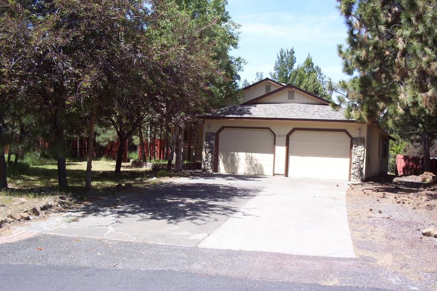 Established quiet neighborhood in south Bend area with easy access to Hwy 97. Home located at the end of Devon Circle Street on nearly 1/2 acre treed lot. Home exterior recently painted and floor covering installed in dining area. Large bedrms, vaulted ceiling in kitchen, dining and great room. Office room with closet has double glass doors. Double sinks in each bathroom and lots of storage available for your needs. New owner can enjoy the many grown conifer and flowering trees in the fenced back yard.