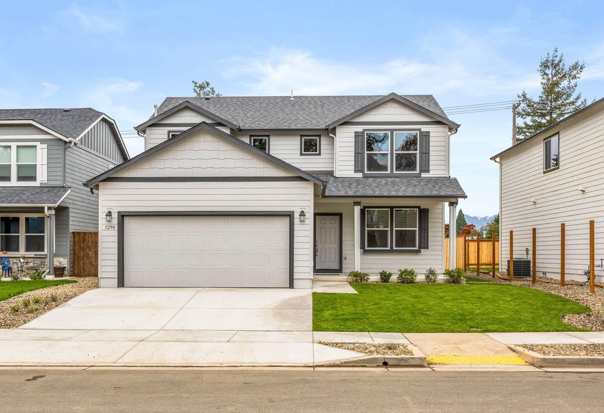 The 2026 square foot Stoneridge is popular with those needing more space in an efficiently planned two-story home. The first floor is open throughout the family and dining room and into the kitchen where there is a large island and plenty of cupboard storage. Upstairs, the expansive main suite features an oversized closet plus a deluxe ensuite bath, including a soaking tub and dual vanity. The second floor is also home to two more large bedrooms, a full bathroom and the conveniently located laundry room.