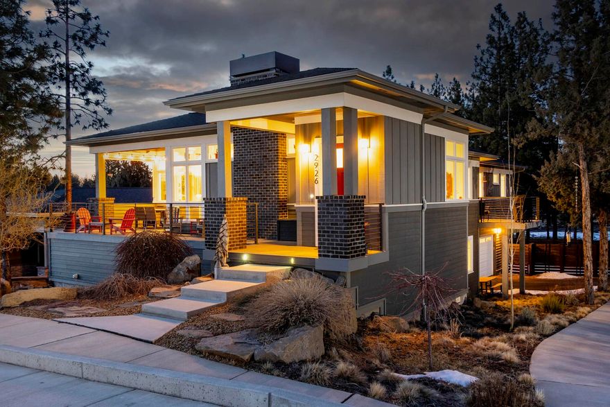 From the moment you enter this exquisite home, you'll feel at ease. Three walls of windows in the great rm usher in the sunlight on even the darkest days, while a gas fireplace generates warmth & ambience after the sun sets. The well-appointed kitchen opens to the great rm & features a large island, quartzite countertops, & KitchenAid appliance package. Open the oversized sliders to the Trex deck along the front of the home for extended indoor-outdoor living & enjoy Cascade Mtn views, built-in heaters, & a sunshade. Off the great rm, a home office features glass french doors & incredible natural light. Down a wide hallway, pass by 2 bds & guest bath on your way to the owner's suite, which features a beautiful bathrm with W/I shower & soaking tub. A laundry rm & powder rm are also on this level. Downstairs, a large bonus rm offers flexible options. Other features include engineered hdwd floors, 8ft doors, 2-car garage, mudrm w/ built-ins, & a fenced backyard.