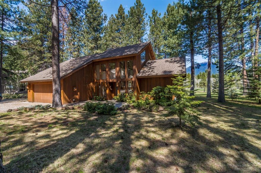 One of a kind lot! With a view of Black Butte, 3 lakes, and 6 holes of Glaze Meadow golf course. Well built and maintained single owner home. Quiet street with easy access to GM pools, gym, spa, and tennis/pickle ball courts. Enjoy entertaining on the expansive deck as golfers play through on the 2nd fairway. Located among larger, high end homes; this is the perfect lot for creating the dream getaway!