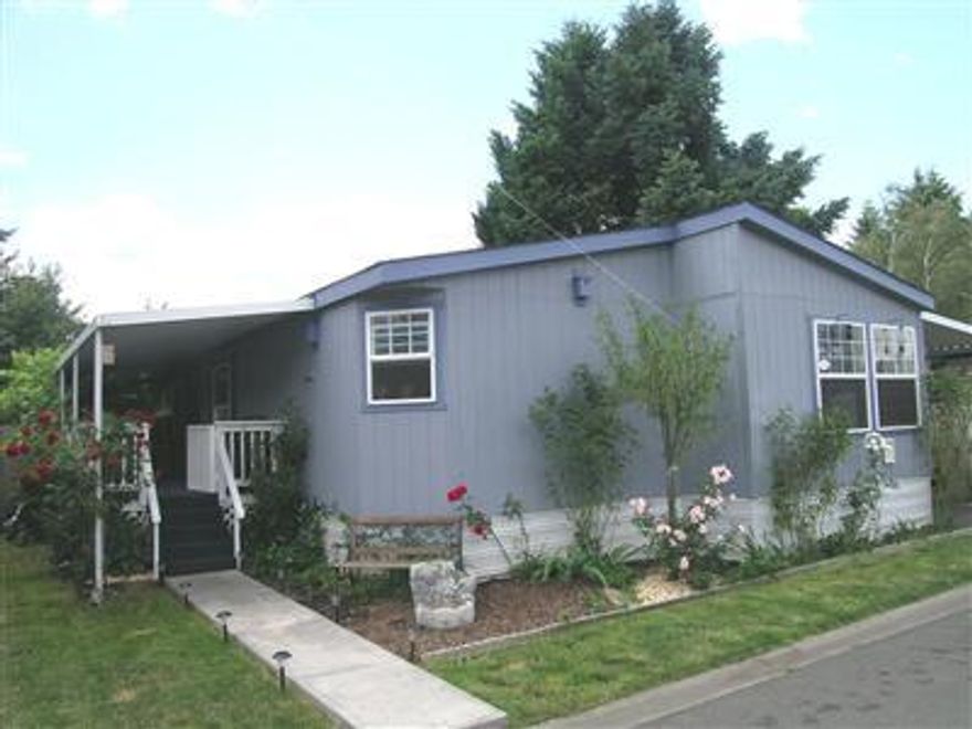 In Park - Must have current DMV License to show and sell. This home is made for comfortable family living. Inside you will find 1600+ sq. ft. w/3 bedrooms, 2 baths plus a den currently used as a bedroom. The kitchen was remodeled several years ago w/beautiful real wood cabinets to the tune of $11,000. The kitchen has a pantry, large two-level island w/eating space for 6 or use large adjacent dining area. There is permitted parking for 4 cars on lot & a 10' x 16' TWO STORY storage building for room needed for all extra recreational toys. Bear Creek Trail is only a block or two away.