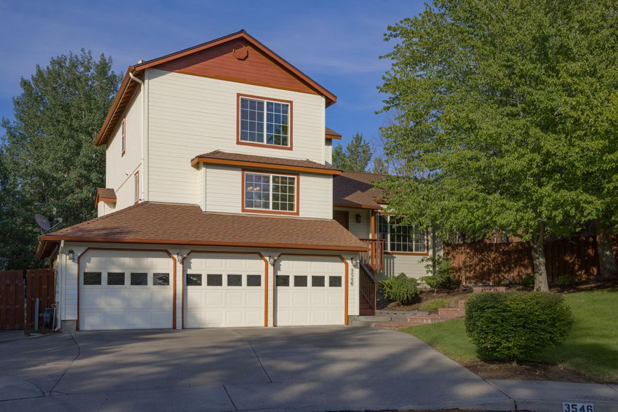 Beautiful home in SW Redmond's Cascade View Estates! Great quiet location in the back of a cul-de-sac on a large .35 acre lot! If you need a property for your RV, boat, quads, toys, look no farther! This large fenced back yard will accommodate! And to comfort the family, the 2059 sq. ft. home with 4 bedrooms, a family and a living room, should fit the bill! All appliances, including stainless fridge, range, microwave and dishwasher, and Maytag washer & dryer come with the package! Solid granite counters throughout. The main living areas are equipped hardwood floors and carpet. And the three car heated garage will keep the cars happy as well! Another bonus to this property is the extra storage and work area in the lower area behind the garage. This home truly checks all the boxes—space, location, features, and value! Come see it today!
