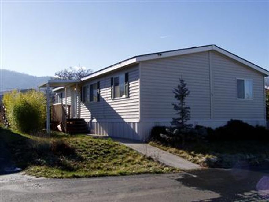 Beautifully maintained home with large back yard in Wingspread Mobile Home Park in Ashland. This light and bright 3 bedroom, 2 bath, 1100 square foot home shows pride of ownership throughout.