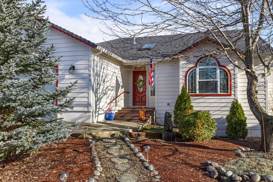 Have two offers please call before showing. Thanks. This charming home is now ready for new owners. The floor plan is open and feels spacious; the kitchen is enormous, with beautiful granite counters—tons of storage both in the home and in the garage and laundry areas. The exterior is low maintenance with lovely landscaping and a deck with a built-in spa for your enjoyment.