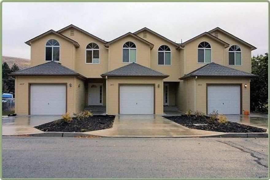 Don't miss out on this hard to find investment property built in 2006. Each unit has 3 bedrooms and 2.5 baths with one of the bedrooms being a master suite. They all include a one car attached garage as well. The division walls to these units are separate within themselves for added noise reduction and fire safety. They are close to the college and have a very minimal vacancy if any at all. There are washer and dryer hookups and forced air gas heat.