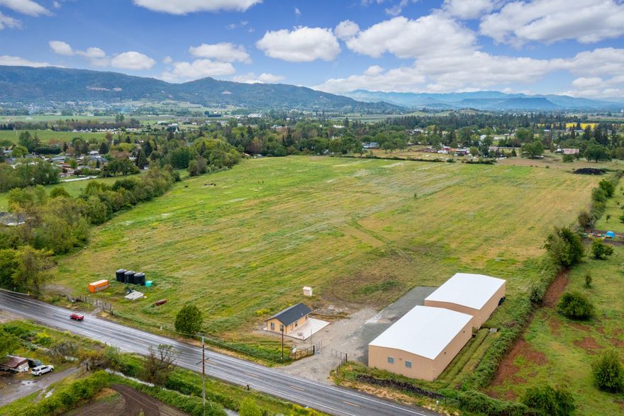 Seller financing considered!! Looking for a turn-key farm w/ extensive infrastructure, multiple warehouses, 36+ acres of water rights (tied to Medford Irrigation District), EFU zoning, and a Tier 2 license? If so, this is the one for you! Both warehouses were built in 2021 and each have 5000 sq ft w/ natural gas and electrical tied to each one (perfect for all your processing needs). On top of the 36.10 irrigated acres, you have a nutrition injection system, 2 diesel pumps, 30,000 gallons of total water storage capacity, and a 1,550 gallon fertilizer tank. Class II quality loam soils run through the property as well. Managers office features 2.5 bathrooms, multiple office spaces, & kitchenette for all your employees needs! Perfect opportunity for an investor looking to make an immediate return, so contact your agent today for a personal tour, before it's too late! Appt only!