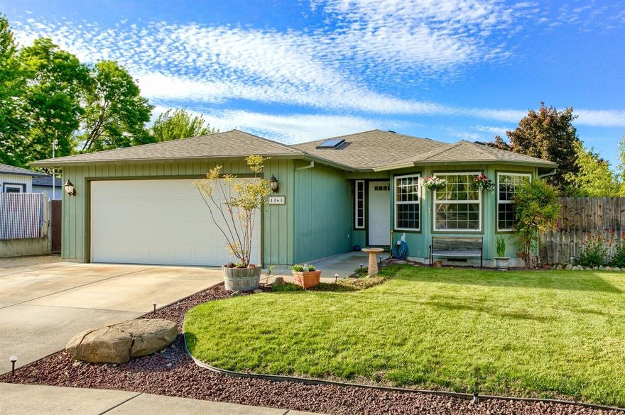 Huge price reduction! Quiet neighborhood with limited traffic. Large lot with a significant backyard featuring a detached 330 sqft shop, shed, green house, raised garden bed and large fenced area for dogs. More than enough space for RV / boat parking. The interior of the home features new carpet and vinyl flooring, as well as interior paint within the last 2 months. All appliances, and drapery included. Large great room, spacious dining area, and beautiful front landscaping give this home personality that other homes don't have.