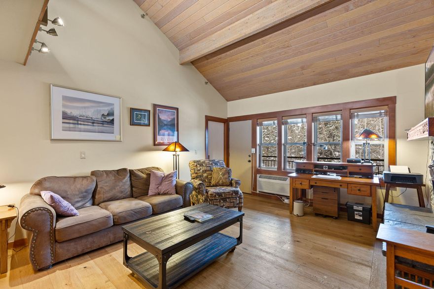 Rare investment opportunity at Seventh Mountain Resort! Purchase two connected condo units for the price of one in this unique duplex-style configuration. Total 2BR/2.5BA, both fully furnished, rental-ready units. The studio unit features 2 queen beds, full bath, and private balcony, while the main unit boasts vaulted wood ceilings, loft bedroom, and Murphy bed for flexible accommodation. Comprehensive HOA handles all utilities, HVAC, and exterior maintenance for truly turnkey ownership. Enjoy resort amenities including pools, hot tubs, tennis/pickleball courts, fitness center, disc golf, and seasonal ice rink. Units strategically priced with strong rental potential and proven demand. Don't miss this exceptional vacation rental investment opportunity at one of Central Oregon's premier destinations!