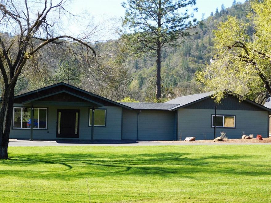 The WOW Factor in this gorgeous home that has been totally transformed and remodeled. You won't want to miss seeing this single level 4 bedroom, 3 bath home with 2623 sf. The cook is going to love the kitchen with granite counters, gas cook top, custom cabinets with self close drawers and no slam doors, built-in china cabinet. Master suite will be your own spa get-away with custom over-sized tile shower. All new Milgard windows, 30 year roof, gutters and down spouts, 2 heat pumps, PEX plumbing, hand textured ceiling and walls, hand scraped Acacia flooring, ceramic/porcelain tile flooring, LED lighting through out. Natural gas for outdoor BBQ and dryer can be gas or electric. New sprinkler system with timer, stamped concrete, paved driveway and RV parking; nestled on 1.32 acres. New privacy fencing. Perfect location, close to town and shopping; with beautiful mountain views. New fencing. Take a look at the virtual tour.