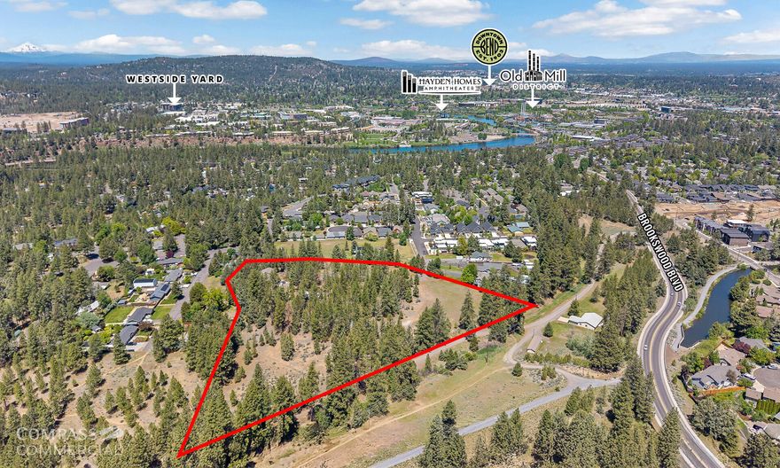 61521 Sunny Breeze Lane offers a rare opportunity to acquire 7.8 acres of Residential Suburban-zoned land in the highly sought-after west side of Bend. Surrounded by recent residential development and located just minutes from the Old Mill District, as well as its proximity to the Deschutes River, extensive trail systems, and nearby parks enhances its residential appeal. A 2,000 SF home currently on-site presents the potential for interim income during the entitlement or development phase. The lot combines natural amenities with strong development potential and is ideally positioned for a residential developer looking to build in one of Bend's most desirable and rapidly growing submarkets.