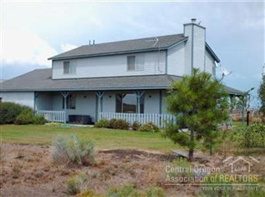 Easily operated, profitable 2117 acre cow ranch just 23 miles east of Bend, OR. High Desert bunch grass range. 25 min. to schools/shopping! Well-kept outfit. Very nice 4 bedroom home with Cascade Mountain views. 30x60 shop, hay shed, calving/horse barn, scales, bunkhouse, & corrals. 2200 AUMS on BLM and 600 head on USFS, all on 79,000+ ac. Private, out-the-gate permits. Cattle hauled water on Forest by 4000 gallon water wagon via network of roads. Good wells! 100 native cows for sale at private treaty.