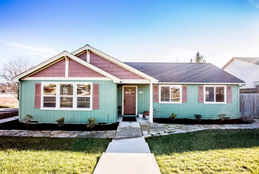 Immaculate Eagle Point home located in a great neighborhood. This light and bright home features an open floor plan, 3 bedrooms, 2 full bathrooms, 1535 sq. ft. and beautiful engineered hard wood floors. Large kitchen offers ample counter space, breakfast bar, gas range/oven, pull out drawers and walk-in pantry. Spacious dining area with bay window, great living room with vaulted ceiling. Wonderful master bedroom has tray ceiling and sliding glass door that leads out to the backyard, attached master bathroom with double sinks, nice shower and large, spacious walk in closet. Separate laundry room with abundant cabinetry. Enjoy the front and side yard landscape with quartzite stepping stones. House is plumbed for gas. Attached, finished 2 car garage. Huge RV parking with sewer, water and electrical hook-ups. Listing agent is related to sellers.