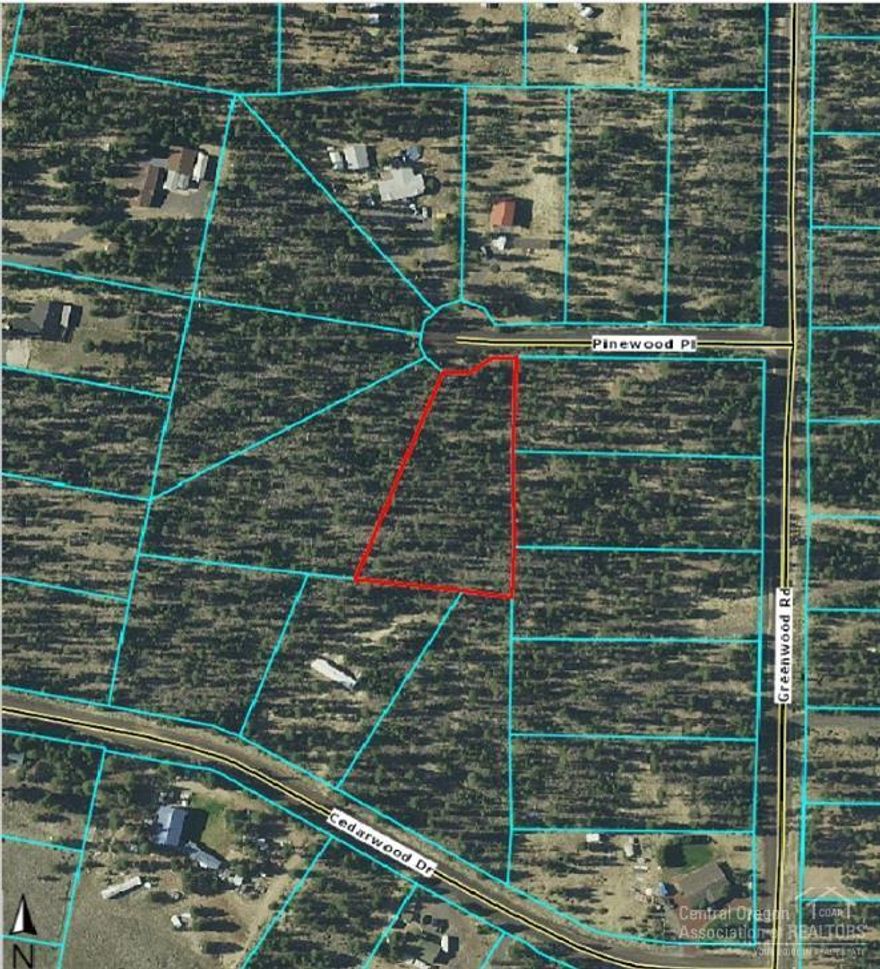 End of a cul-de-sac, nicely treed and level lot. Bonus, the travel trailer is included in the sale. Buildable lot or use for recreational enjoyment on those trips to Central Oregon for the outdoor activities we all love.
