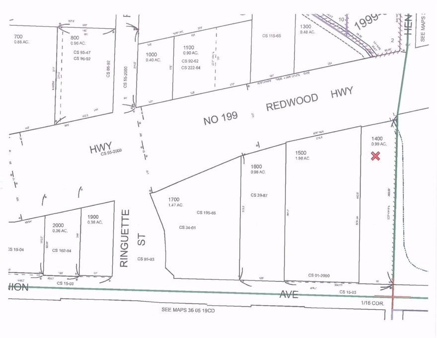Top location in desirable, growth area at a lighted intersection. Up to approx. 5.45 total acres available (all or part)! One of the highest traffic count locations in town, with great Redwood Hwy/199 frontage (Southern Oregon's only coast route). Boasts an excellent mix of daily and occasional, as well as travel traffic. Zoned General commercial with additional building height permitted (up to 81') ideal for a wide range of commercial uses. Buyer to do own due diligence and confirm all representations.