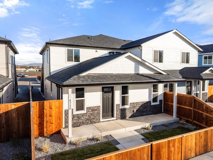 Brand New Concept in Central Point! Two (2) separate brand-new living spaces on 1 lot. In front, a stunning 2024 custom-built 3 bed, 2.5 bath home (1536 sqft main home). In back of the home is an attached oversized 2-car finished garage w/stairs on the outside leading to a fully separate 1 bed/1 bath ADU (420 sqft) w/kitchen, laundry, +more. Incredible Location! Snyder Creek Development Introduces Willow Bend Estates. Investors seeking rental income, or a homeowner accommodating a family member, or live in one and rent the other- you name it! Loaded w/Upgrades: Granite countertops, SS appliances, custom cabinets, vinyl plank flooring, electrical upgrades, upgraded lighting & plumbing fixtures, & much more. The primary suite is on the main level & has a walk-in closet & walk-in shower. Only minutes to the I-5 freeway, Water Park, Costco, schools, parks, more. Est completion 07/31/25.