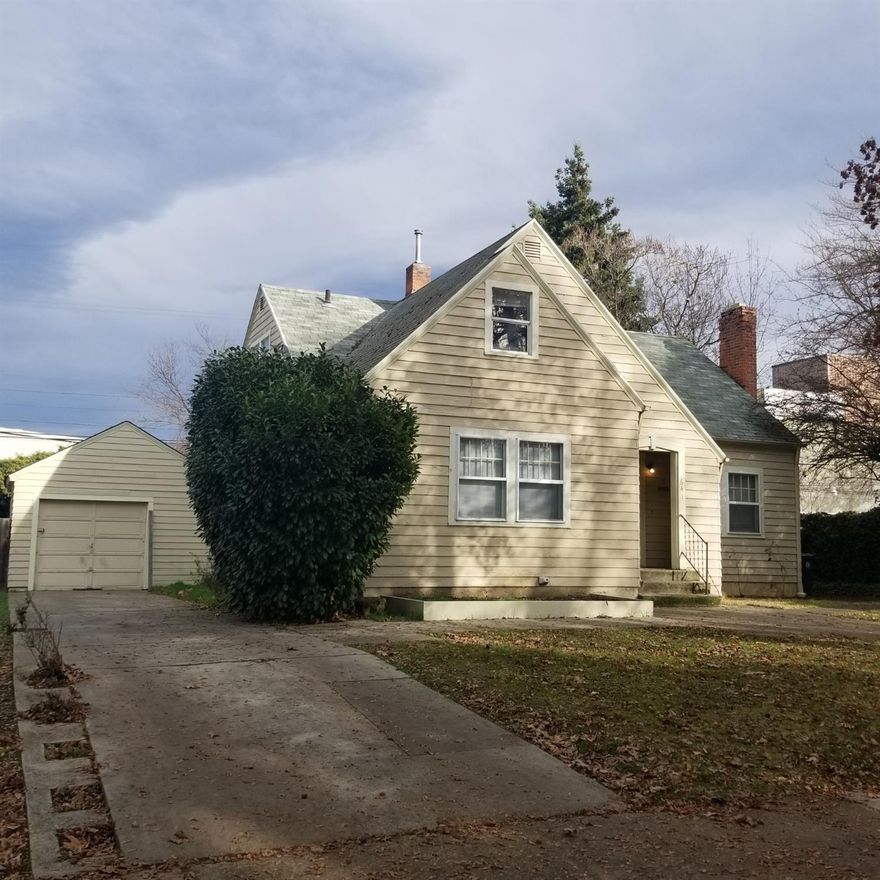 Looking for a project with (hopefully) a great upside? Here it is! This 1940's Cape Cod style home has wall to wall deferred maintenance, but a buyer/investor with some vision and elbow grease should be able to bring it back to it's glory days! Home features: SFR-10 zoning, wood floors, 40's charm and has plenty of square footage for the price! Not sure if the home will finance, if so, seller will accept the aforementioned terms. Home is being sold AS-IS. Please note: seller is tax exempt and does not pay property taxes, buyers are encouraged to perform their due diligence in regards to future property taxes and other possible uses given it's zoning.