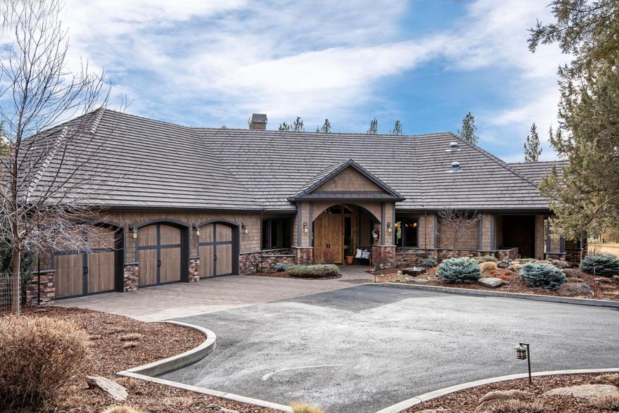 This elegant 4 bedroom 4.5 bath home each with en-suite baths will delight the quality minded homeowner. Sitting on 1.17 acres of manicured landscape overlooking the 13th fairway of the Aspen Lakes Golf Course. Once inside the open Great Room, you are greeted w/Cedar barrel ceilings, reclaimed Chestnut hardwood floors and a wall of windows leading your eye to the covered Patio outside. The Large Gourmet Kitchen has it all. Wolfe range w/ double ovens, Sub-zero refrigerator, microwave/warming oven, granite island w/ 2 ASCO dishwashers and large pantry. Separate Dining Area and eating island open to a floor to ceiling stone fireplace which graces the Living Room. Alder cabinets, wood windows and trim, and solid core doors throughout. The home has a private Office and separate ~300 bottle Wine Room. Owner's Bedroom suite has double door entry, fireplace and large Owner's bath and closet. 1133 SF 3 car garage with abundant storage area. No expense was spared!