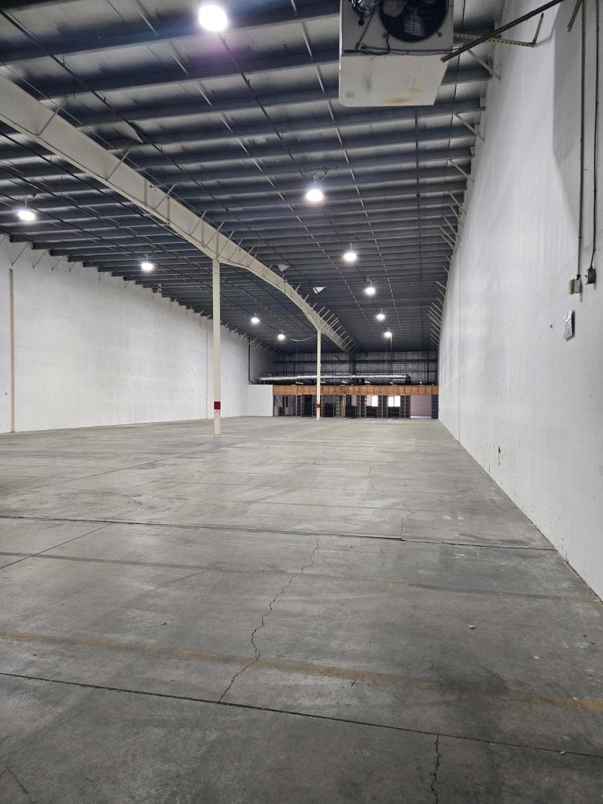 Very functional 12,000 sq. ft warehouse space located in the heart of Medfords Heavy Industrial zone. Convenient access to I-5 North and South. Near Costco, Northgate, airport, Rogue X  and Hwy 99. Large warehouse area is open to retail /showroom with a private office area in front. Adaptable to many uses. Shared covered loading dock in the back. This space is one unit within a larger 66,000 sq ft building. NNN lease with this unit occupying 18% of the building. Two ADA restrooms. Roll up warehouse door is appx 16 ft. with  20 ft height clearance, and 3phase power, Fully sprinklered.