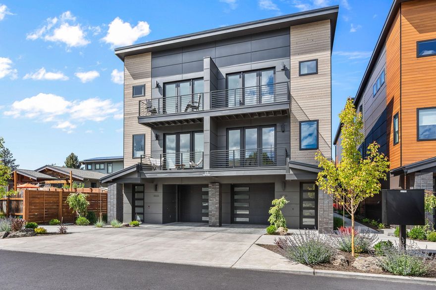 These architectural gems showcase luxury at every turn, with expansive high ceilings, multiple outdoor terraces offering sweeping skyline views, three generously proportioned en-suite bedrooms with sizeable walk-in closets, ensuring a haven of comfort and luxury. The heart of each home is an open-plan living space, where every detail from the dream kitchen — equipped with a full-length island, pristine quartz countertops, high-end stainless steel appliances and copious storage — has been carefully selected to cater to the culinary enthusiast, to the beautifully engineered hardwood flooring and gorgeous picture windows. Convenience meets style with spacious two-car garages, offering ample storage and the modern necessity of 220V plugs for electric vehicle (EV) charging hook-up and solar ready. The allure of outdoor living is undeniable, with easy public access to the river just one block away and perfectly positioned near Downtown, the Box Factory and the vibrant Galveston corridor.