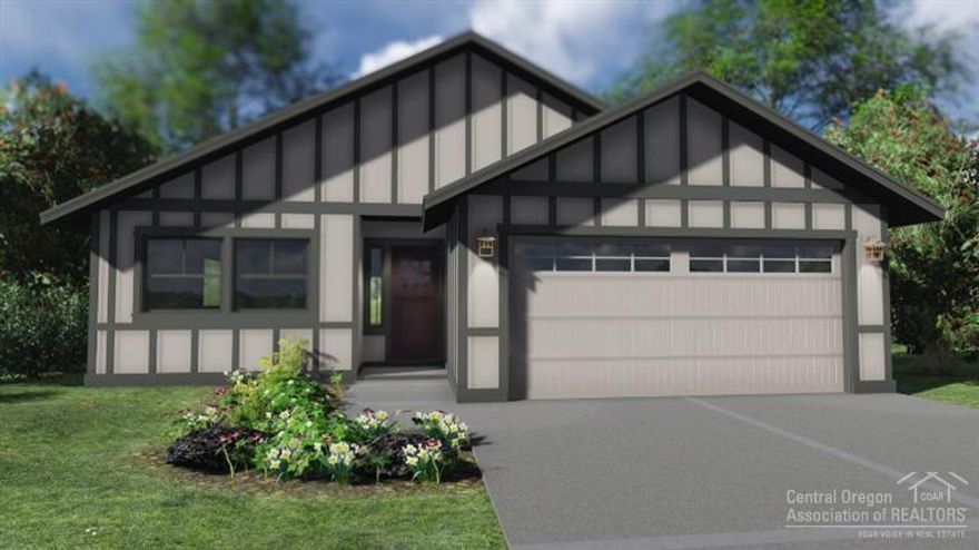 You are going to love this new single level home with 1814 SF plus double attached garage. 3 huge bedrooms, double sinks plus walk-in shower in the master. Family room plus separate living room, kitchen w/abundance of knotty alder cabinets and counter top area includes eating bar and pantry. Stainless steel appliances. 30 year roof. Front yard is landscaped with irrigation. Forced air gas high efficiency furnace. Great location south of town for easy access to Bend.