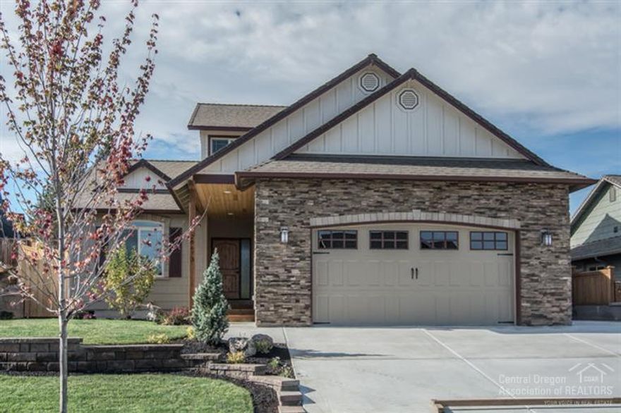 This home is completed and ready for new owners. Master on the main level in this charming newly constructed home. Beautiful finishes you would expect from this builder. Engineered hardwood flooring, solid granite tops in kitchen/baths. Tiled master shower. Eye catching floor to ceiling fireplace, Alder doors/trim, spacious utility room w/mud sink & cabinets. Great window placement for privacy, yet sunny & bright. Fully landscaped including landscape blocks, fully fenced with gates. AC installed!