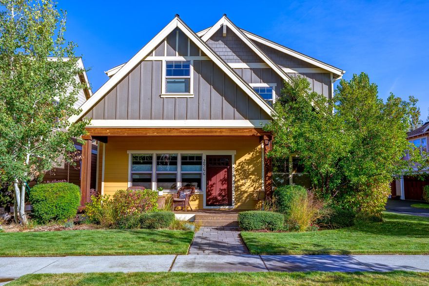 Beautiful low maintenance 4-bedroom Craftsman home with rare RV private parking in Shevlin Meadows, the quintessential Bend west side neighborhood with quiet streets centrally located to trails, schools and parks.  The fabulous open floor plan features main level kitchen with granite counters, wood floors & stainless steel appliances, great room with cozy gas fireplace, large bedroom/office with full bath for telecommuting from your home office or hosting guests in style plus generous laundry room leading to 3-car garage.  Retreat to the gorgeous master suite on the 2nd level with vaulted ceiling, sitting area & luxurious bath.  Second level also features 2 additional BRs and spacious bonus room to host Super Bowl, poker night or just relaxing at home.   Chat with neighbors from the deep front porch.  Central HVAC.  No HOA!  Prepare to enjoy your active lifestyle with friends and family in the heart of Bend.