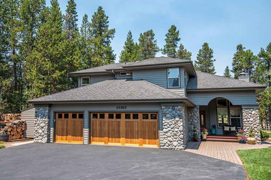This is a must see property. Enjoy this custom quality built home on the River in Bend Oregon. This home offers so much including a wonderful floor plan, soaring tongue and groove vaulted ceilings, a large rock wall with wood burning fireplace, and incredible river views from almost every room. Great flow and natural light with the master bedroom on the main level, and 2 guest bedrooms up, along with game room/loft space and full guest bath are just a few features in this homes package. Don't miss the extra unfinished space upstairs that would be ideal for an additional on suite bedroom or ?? if desired. This home offers, quality, easy maintenance, privacy, fully fenced yard, room for your RV, and great size covered deck for your entertaining space along with fire pit and hot tub. Room for the whole family to enjoy vacations, the holidays and much more. Put this property on the top of your list to view if you're looking for a fantastic Riverfront home in Central Oregon.