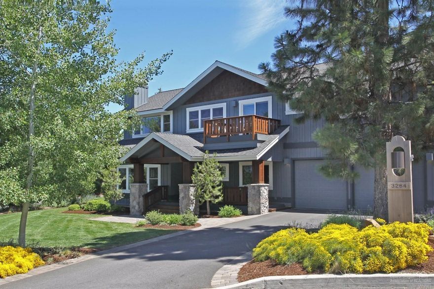 Beautiful home in Awbrey Butte w/stunning views of the mountains. Open floor plan w/gorgeous cherry floors. Kitchen features brand new GE Profile SS appliances, solid slab granite w/Cherry cabinets, island, & blt-in desk. LR has cherry blt-ins, FP & a view of Mt. Jefferson. Lrg FR upstairs w/blt-in desk & private deck. Master bath boast a claw foot tub & large tiled shower. Master also has a private sitting area. Spacious & level .54 acre lot that is beautifully landscaped w/large deck for entertaining.