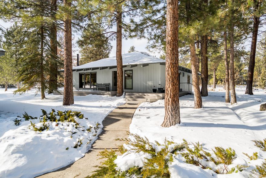 One of a kind, This 3 bedroom 2 bathroom home has a cozy living room with wood vaulted ceilings and wood-burning stove offering a perfect spot to unwind. Whether it's work or play, this home offers the perfect space to meet your needs. Outside, find ample room on your 2.25 acres and 2 detached garages for your hobbies or storage. Nestled amidst the trees, this property provides a secluded retreat just minutes from town. Truly a treasure in Woodside Ranch which borders the nation forest. Same owner since 1996, this home has has been meticulously maintained and has pride of ownership written all over it. Don't miss this rare find in Woodside Ranch at a great price!