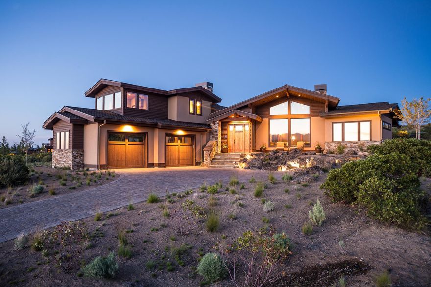 The rustic elegance of this custom home epitomizes the Bend lifestyle. Only steps from the bubbling waters of Tumalo Creek in Shevlin Park, this architectural home features breathtaking views of the Cascade Mountains, incomparable access to endless miles of trails for hiking and biking in Shevlin Park & Phil's Trail Complex. A room for everything: gym, theater, office, & loads of outdoor living. Warm natural finishes for a down-to-earth atmosphere only minutes from the amenities of Bend's westside.