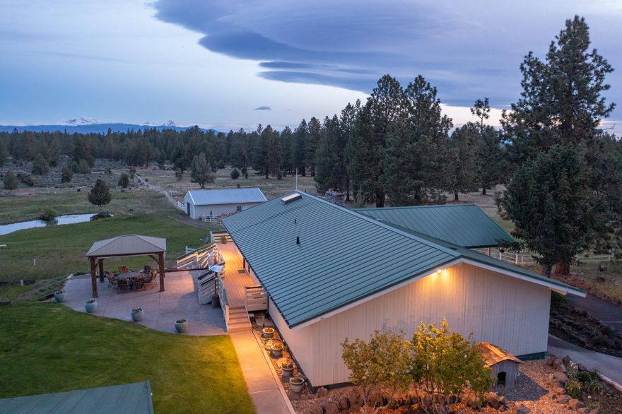 Welcome to 60260 Nighthawk Rd located in beautiful Central Oregon! This is the quintessential rural-residential property when stunning surroundings and privacy are paramount. Situated on 55.25 acres, this private estate includes access to more than 4,300 acres of contiguous public lands, 24.63 acres of Arnold Irrigation, proximity to some of the region's best outdoor recreation opportunities, and is only 15 minutes from downtown Bend. The spacious ranch style home boasts over 3,400 square feet in a true Northwestern setting. The surrounding property abounds with wildlife, native plants and trees, and views of the breathtaking Cascade Range Mountains. 60260 Nighthawk Rd stands within striking distance for all local adventures and offers a tranquil setting upon your return. From the equestrian enthusiast to those looking for privacy and proximity to town, 60260 Nighthawk Rd presents limitless options for the discerning buyer.