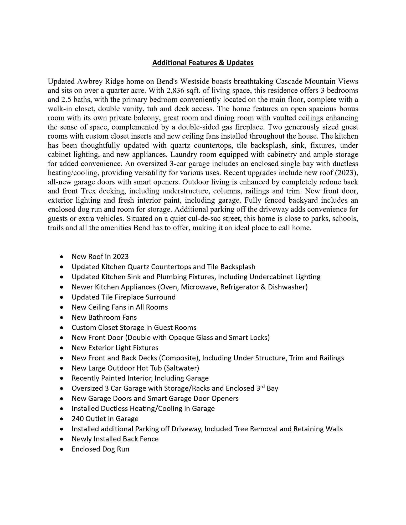 Awbrey Ridge - Residential