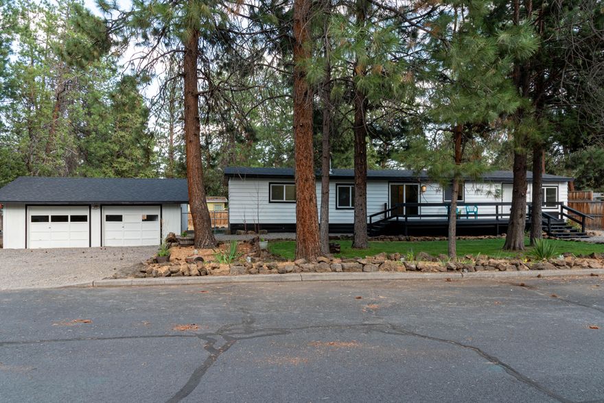 Check out this light and bright update in one of Bend's most historic neighborhoods! Super convenient location in a rare section of Romaine Village that has no HOA. This home has all new finishes, flooring, paint and roof on a large .33ac lot and detached 2 car garage. This one won't last long...schedule your showing today! *May be eligible to add an ADU buyer to verify with City of Bend.