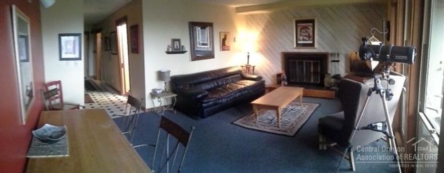 Great 1 bedroom 1 bath condo at Seventh Mountain Resort. Fully equipped kitchen with full size refrigerator,and newer appliances. Amazing view from deck. Living room has a cozy fireplace and a comfy feel.Perfect for your weekend get-aways or to rent when you are not using it. Full use of pools and hot tubs. Other and activities and amenities include ice skating,horseback riding,white water rafting,mini golf and much more. Close to Bend and closest to Mt. Bachelor