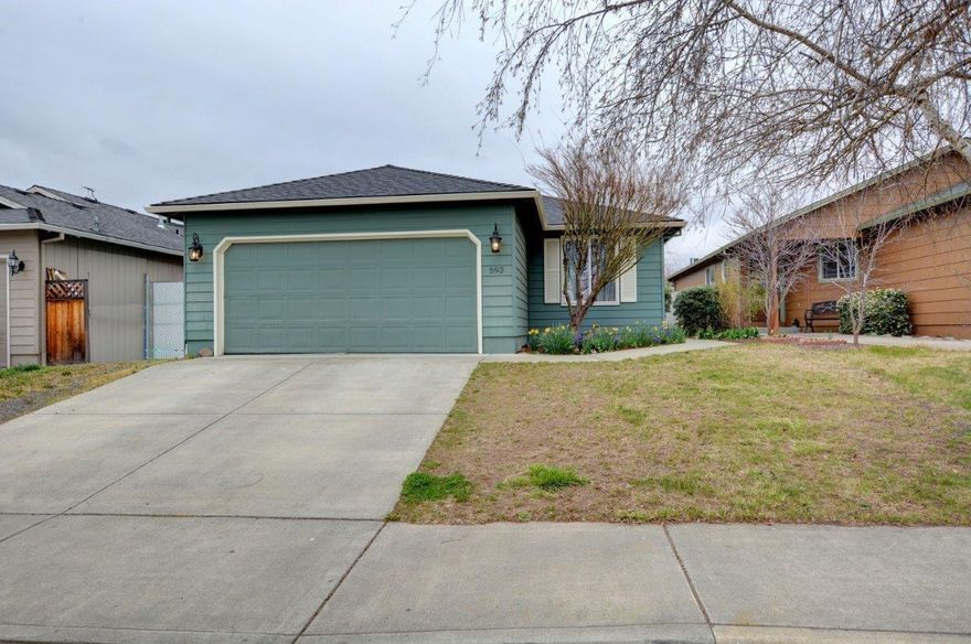 Super cute 3 bed 2 bath well maintained home in Eagle Point right off Crystal drive. Within walking distance to the neighborhood park, Eagle Point Middle school and Eagle Rock Elementary. The well laid out kitchen has an eating bar and stainless-steel appliances. It leads to the dining area and spacious great room with a coffered ceiling. Recent updates include newer roof, flooring, interior paint, Range/Oven and microwave hood. The master bath is private and has a spacious shower. The backyard has a covered porch, fire pit and nice yard for entertaining and presents a nice water fountain. It is fully fenced, flat and usable for a garden or pets. This home comes with a nice washer, dryer, refrigerator and yard storage shed! Virtual Tour Available!