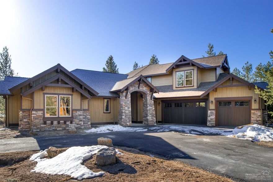 Beautiful Eastern facing golf course frontage home in Caldera Springs. Construction complete! Luxurious finishes and a fantastic floor plan provides everyone the space they need. Master bedroom on main level along with great room, gourmet kitchen, 2 additional master suites and covered patio with hot tub, half bath and laundry/mud room. Upstairs you will find 3 more suites. Three car garage with single car lock off. Sold furnished.