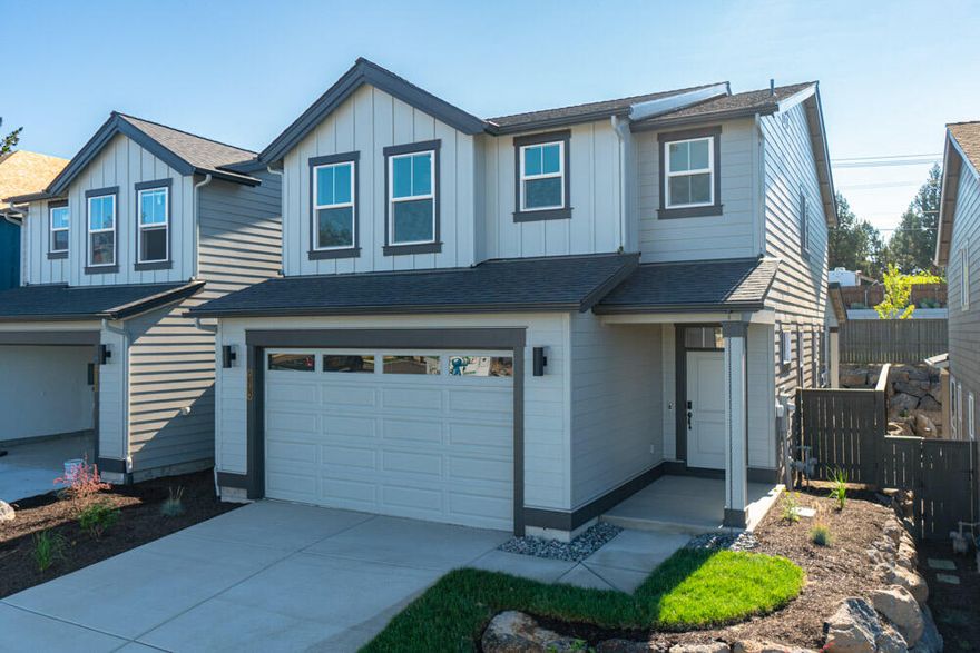 Award-winning builder, Pahlisch Homes introduces the Sydney plan at Purcell Landing. This beautiful home sits in a private alley with a lovely fenced side/backyard. All bedrooms are on the second level as well as a loft space perfect for a media or game room. Residents enjoy the proximity to shopping on the east side of town and access to Highway 20. Nearby schools, parks, restaurants and medical facilities are just minutes away. Purcell Landing is the perfect neighborhood for those who want to lower their carbon footprint and have ample outdoor time in beautiful Central Oregon.*Virtual Tour is an example of layout and floor plan, not of actual home. Located on the Northeast side of Bend behind St. Charles Medical Center. Take 27th St. to Courtney.* Photos of similar home, specs vary.