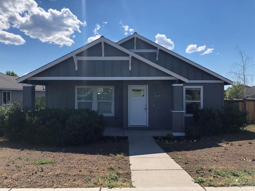 Great affordable home with lots of recent updates! New interior paint, carpet, kitchen counter tops, interior doors and blinds. 1572 sf, 3 bedroom, 2 bath, large great room w/vaulted ceilings. French doors lead to over sized master with walk-in closet and double vanity bathroom. Fenced corner lot.