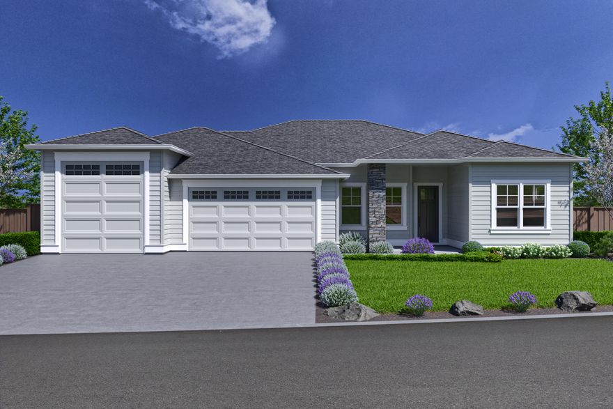 $15,000 incentive using preferred lender! Ask listing agent for details. Welcome to Treeline! The Merrifield by Pahlisch Homes is a new spacious daylight basement plan.  The large deck off the main living area gives easy access to the outdoors. The kitchen is a chefs dream with Jenn Air appliances, a large island, and window over the sink looking over the spacious yard. The primary bath is a retreat with dual sinks, large tiled shower and soaking tub. The 3rd garage bay features an 11ft tall door, allowing most Sprinter vans/boats to be stored indoors. Ideal location provides quick access to trails and minutes from NW Crossing.  Interior renderings have been virtually staged.