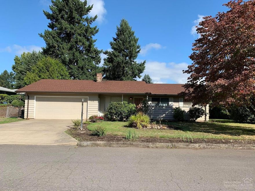 An absolute charming Milwaukie one level home nestled in a beautiful established neighborhood. Large corner lot with mature trees. Nicely landscaped with a fully fenced backyard, covered patio and storage shed. 3 bedrooms, 1 1/2 baths, large kitchen, dining area and utility room. Wood burning fireplace in the living room.<br>