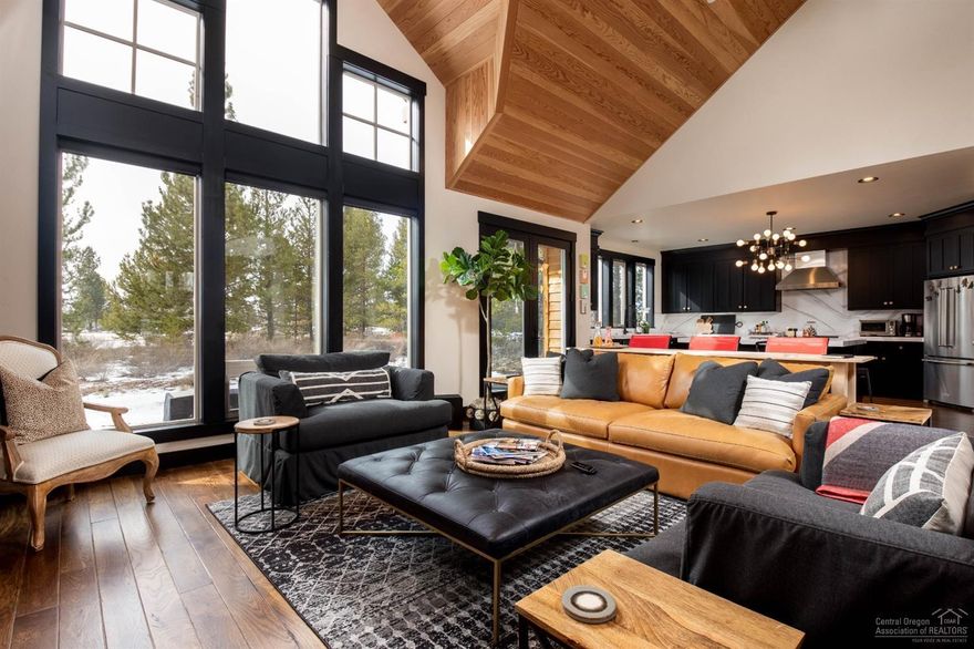 This 2691 sq ft. western facing home offers quality craftsmanship and stunning elegant design elements. Beautiful gourmet kitchen, high vaulted ceilings in a spacious great room, master suite and 2 additional bedrooms with baths on the main level, a bonus room with 4 fabulous built in bunks on the upper level. Just a short walking distance to all the amenities Caldera offers.