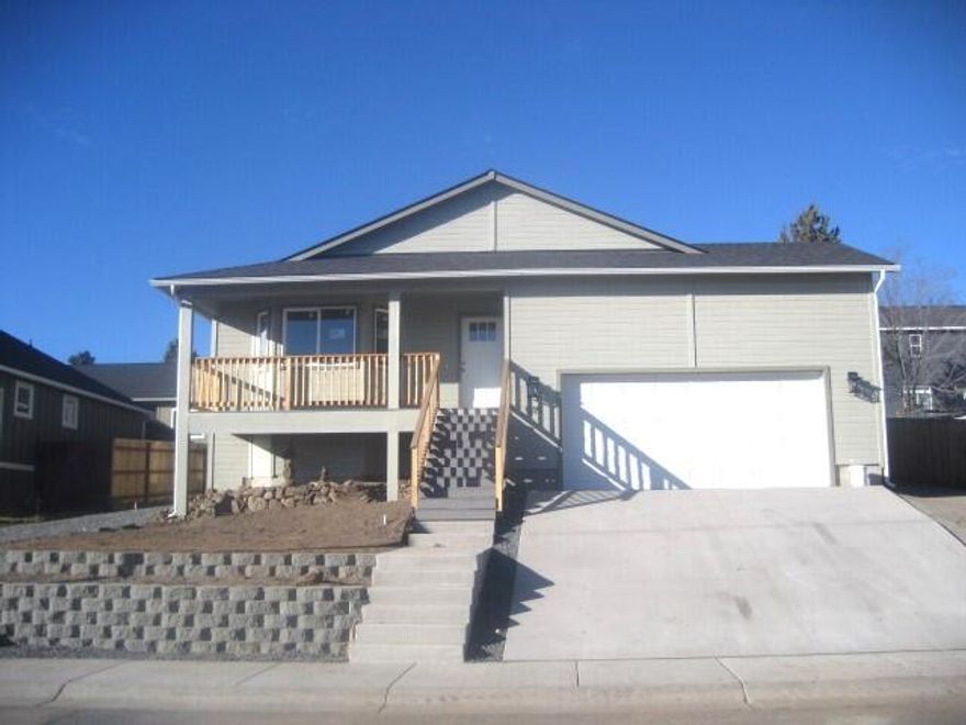 New Construction! Hardy Plank Flooring, Carpet in the Bedrooms, Custom Cabinets, Solid Surface Countertops, Big Pantry in the Kitchen, Bay Window in the Living Room, Beautiful Walk-in Tile Shower, Double Sink Vanity, Walk-in Closet, Large Laundry Room with Lots of Cabinets, Utility Sink, Covered Patio off the Kitchen, Gas Forced Heat and Air. Finished Garage, Electric Door Opener. One Year Builders Warranty. Listing Agent is the Owner.