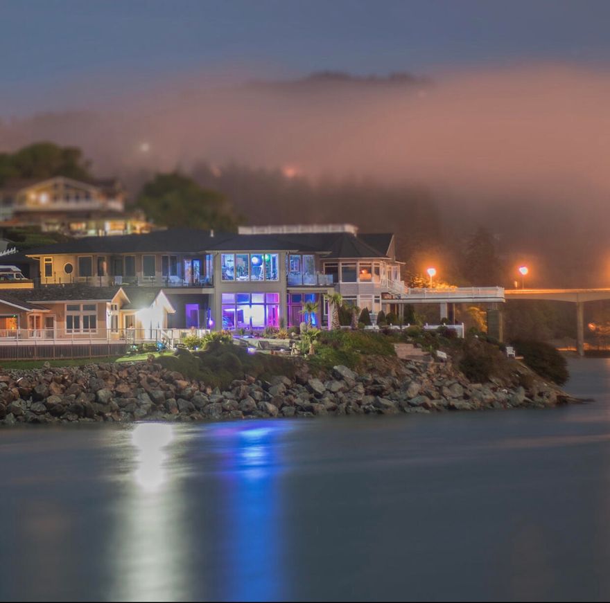 Experience everything Brookings has to offer by living life on the mouth of the pristine Chetco River. This Magical location offers so many amenities. River and beach access from this beautifully landscaped beach-scape yard. Jump in the river or ocean to paddle board, surf, fish, etc. Incredible sea life/boat activity all day long. Enjoy the amazing sun rises over the mountains from either of the tow decks on the upper level. Add your finishing touches to complete this work of art. Living in this home is like living in natures atrium, one of kind and built with love.