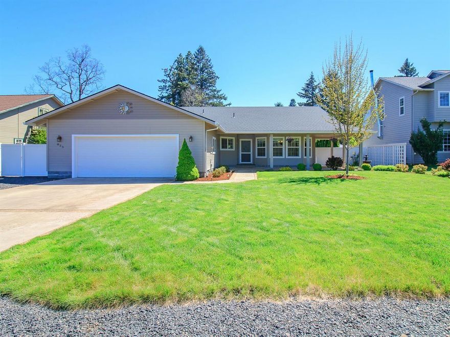 Don't miss this beautifully built home nestled on a very quiet cul-de-sac in the heart of Butte Falls with amazing views of the wetlands and meadows. This home has been loved from the very beginning since built in 2005 and it shows with every little detail. Home offers a spacious and open split floor plan with vaulted ceilings and formal dining room with bay windows. Great room offers beautiful new bamboo hardwood flooring, with gas fireplace. The kitchen and bathrooms offer amazing ceramic tile and rich alder wood cabinets. Enjoy the summer evenings on the large bamboo deck, large private backyard perfect for entertaining. Plenty of RV parking with alley access. Oversized 2 car garage with extensive storage and built in workbench. Driveway offers a special touch with unique stone inlay and trim. Generator powers the home within 20 seconds of power outage. 100 gal propane tank runs generator and fireplace. Really no detail has been overlooked. Home will not disappoint.