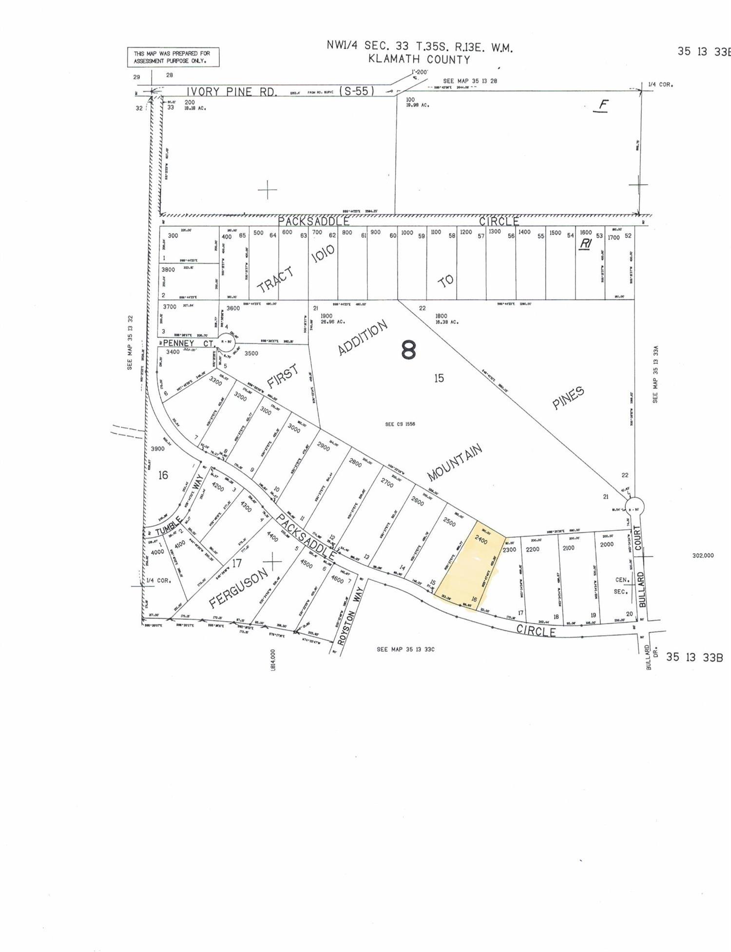 Ferguson Mountain Pines - Land