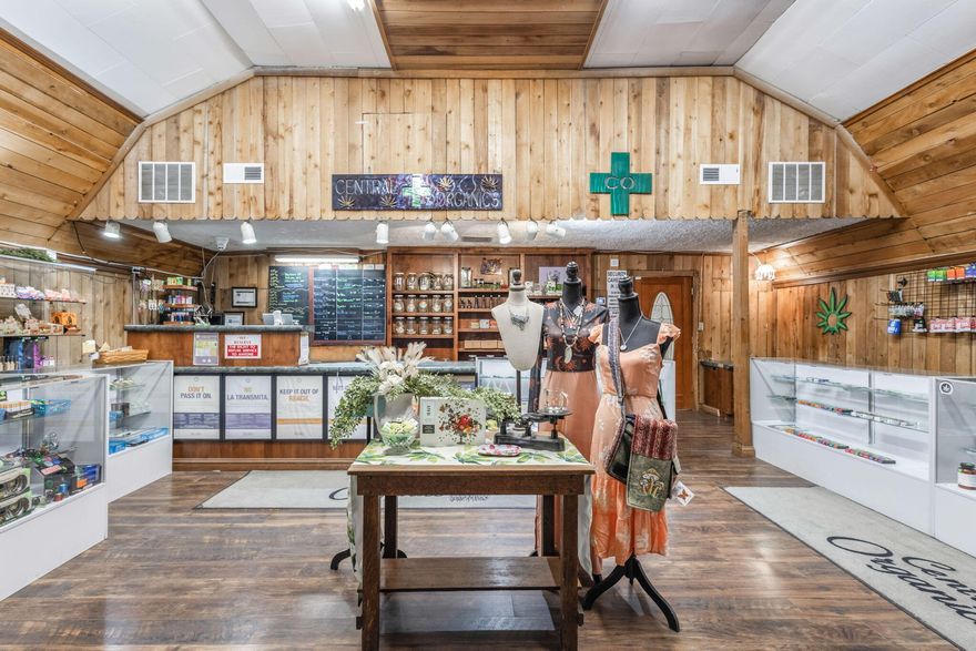 Thriving cannabis dispensary in the heart of Central Oregon. Here is a very rare opportunity to enter the cannabis industry with this turnkey dispensary and gift shop. Locally owned and operated for over 10 years, Central Organics is the premier dispensary in Madras. Located right on Hwy 97, there are over 10,000 cars that pass by daily for amazing exposure. The sale includes a fully staffed store front with all the inventory, fixtures and displays to keep the vibe of this amazing place going. The large parking lot is great for hosting events and can accommodate RVs, trailers and oversized vehicles. There is even a small stage for live music! Stocked with all the best products and the friendliest faces in town, this is one sale you don't want to miss out on. Seller is a licensed Oregon Broker.