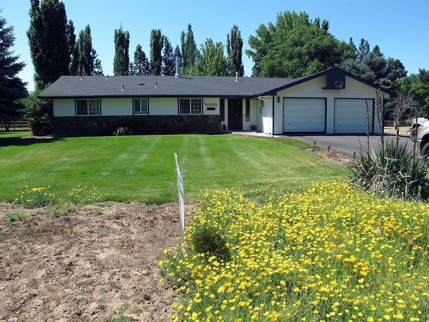 This almost 2200 sq ft home is located on 1 acre with room for your RV & toys. The deck is awesome for entertaining friends. The fruit trees & large garden area would be great for the home food preservationist. There are 3 bedrooms, 2.5 baths, a living room & the kitchen is open to the spacious family room. The windows & doors are newer, the roof is only 10 years old & the septic tank was just replaced. All appliances will remain, even the washer & dryer. This home was meticulously cared for.