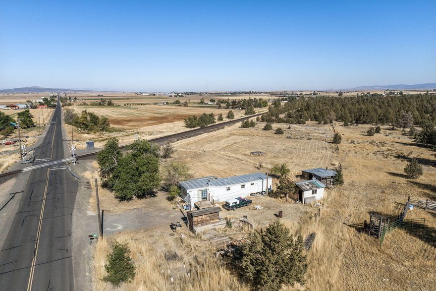 Don't miss out on this 2.28 acre lot located in the heart of Central Oregon. This buildable lot boasts plenty of room to make this one your own! The existing manufactured home has started renovations; come finish it your way for yourself or as an investment property. Easy access to Hwy 97, a short five minute drive to downtown Culver & only ten minutes to Haystack Reservoir!  Mountain views, public power & water, septic on site. New Water Heater, electric furnace heat. Manufactured homes allowed, sold as is.