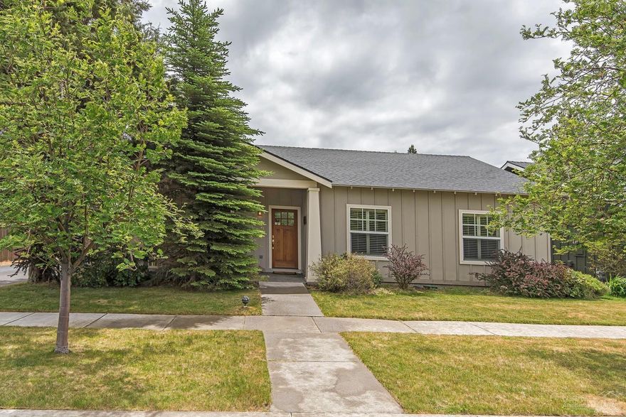 This is one of the best single-level layouts in Foxborough! Open concept w/kitchen island & sunny corner window. Spacious bedrooms, large mstr suite w/double vanity & walk-in closet. Oversized 2-car att garage with alley access. The front porch offers privacy with established trees, lush landscaping & sprinkler system. Fenced back yard ready for your touches. Corner lot w/buffer space between neighbors.